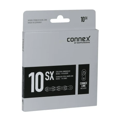 CONNEX Řetěz 10sX pro 10-kolo, stříbrný