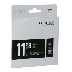 CONNEX Řetěz 11s8 pro 11-kolo, stříbrný