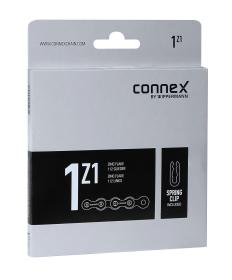 CONNEX Řetěz 1Z1 pro single speed, stříbrný
