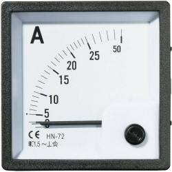 CONRAD Analogové panelové měřidlo VOLTCRAFT AM-72X72/25A 25 A