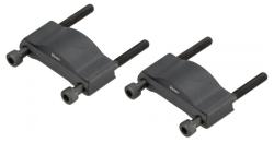 CONTROLTECH Vložky FALCON TT BAR SPACER 20 mm, plastová, čierna
