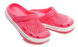 Coqui 6423 Lindo růžové dětské nazouváky