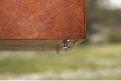 CORGARDEN 1001 Cube Zahradní květináč 60 x 60 x 50 cm, corten