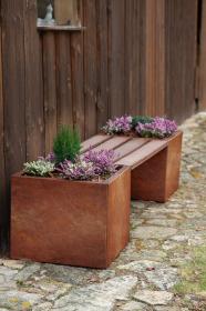 CORGARDEN 1001 Cube Zahradní květináč 60 x 60 x 50 cm, corten