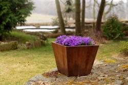 CORGARDEN 1003 Cono Zahradní květináč 60 x 60 x 50 cm, corten