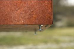 CORGARDEN 1003 Cono Zahradní květináč 60 x 60 x 50 cm, corten