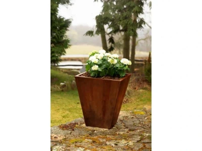 CORGARDEN Cono 70 x 70 x 80 cm cortenový zahradní květináč