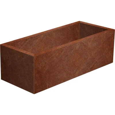 CORGARDEN Line cortenový 40 x 120 x 30 cm zahradní květináč