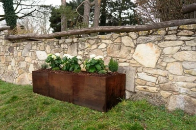 CORGARDEN Alto corten 69 x 136 x 52 cm vyvýšený záhon
