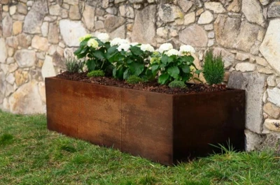 CORGARDEN Alto corten 69 x 204 x 52 cm vyvýšený záhon