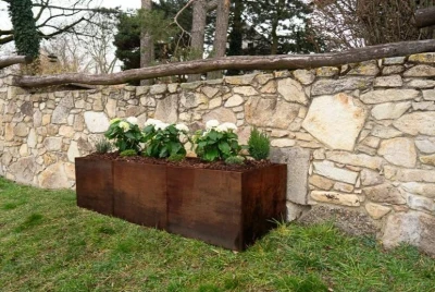 CORGARDEN Alto corten 69 x 204 x 52 cm vyvýšený záhon