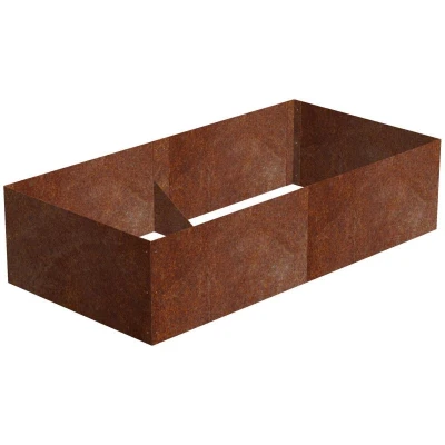 CORGARDEN Vivo corten 74 x 148 x 36 cm vyvýšený záhon