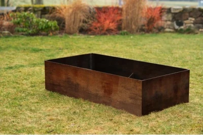 CORGARDEN Vivo corten 74 x 148 x 36 cm vyvýšený záhon