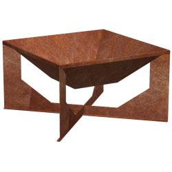 CORGARDEN 1014 Vento Zahradní ohniště 50 x 50 x 30 cm, corten