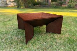 CORGARDEN 1016 Fokus Zahradní ohniště 50 x 50 x 30 cm, corten