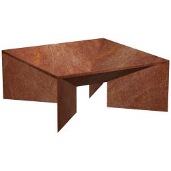 CORGARDEN 1017 Fokus Zahradní ohniště 70 x 70 x 30 cm, corten