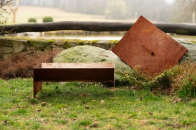 CORGARDEN 1018 Strato Zahradní ohniště 50 x 70 x 30 cm, corten