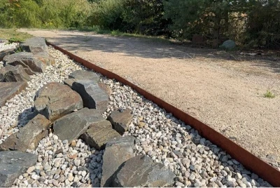 Corgarden Modo corten 92 x 14 cm zahradní obrubník