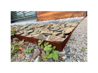 CORGARDEN Modo corten 200 x 14 cm zahradní obrubník