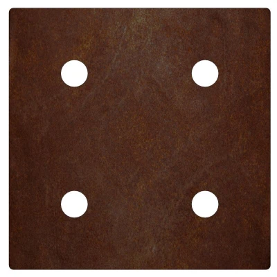 CORGARDEN Modo rovná cortenová 6 x 6 cm spojka na zahradní obrubník