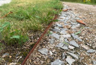 CORGARDEN Urbis 100 x 13 cm corten zahradní obrubník