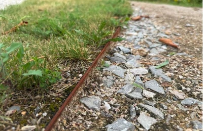 CORGARDEN Urbis corten 190 x 13 cm zahradní obrubník