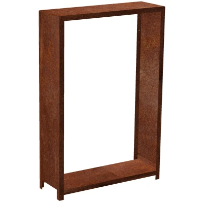 CORGARDEN Stora corten 180 x 120 x 40 cm zahradní dřevník
