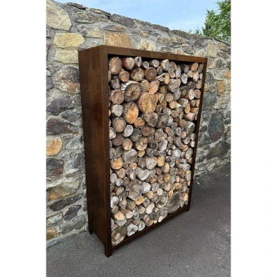 CORGARDEN Stora corten 180 x 120 x 40 cm zahradní dřevník