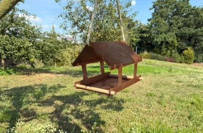 CORGARDEN 1039 Nido Ptačí krmítko 30 x 25 x 23 cm, corten