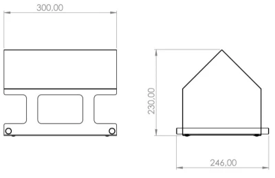 CORGARDEN 1039 Nido Ptačí krmítko 30 x 25 x 23 cm, corten