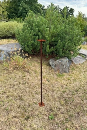 CORGARDEN Stojan na ptačí krmítka corten 120 cm