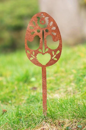 CORGARDEN Kraslice 1 cortenová 51 x 14 cm zahradní dekorace