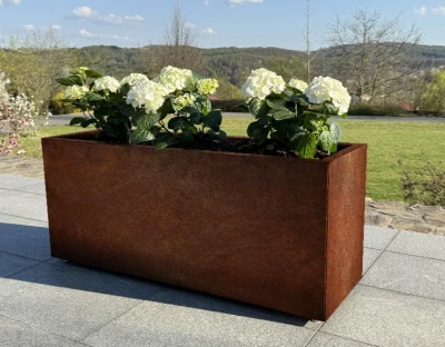 CORGARDEN Tall COR-TEN 40 x 120 x 50 cm vysoký zahradní květináč