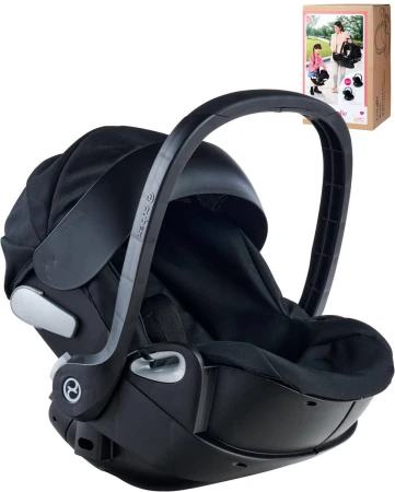COROLLE Autosedačka kolébka Cybex Black 2v1 pro panenku miminko