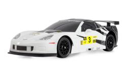 Corvette C6.R RC Drift Car 4WD LED 1:18 RTR licencovaná bílá