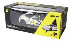 Corvette C6.R RC Drift Car 4WD LED 1:18 RTR licencovaná bílá