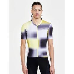 Craft ADV Aero 1910535 cyklodres - tmavě šedá se žlutou (007541)