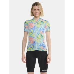 Craft ADV Endur Graphic W 1914542 dámský cyklodres - bílá (900007)