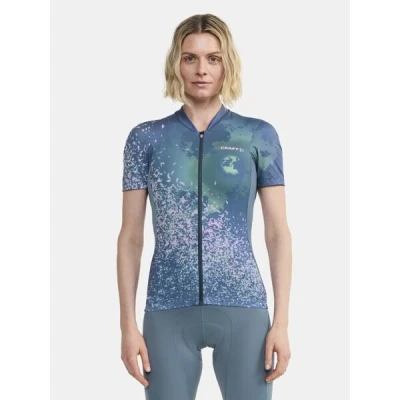 Craft ADV Endur Graphic W 1914542 dámský cyklodres - modrá (376007)