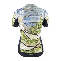 Craft ADV Endur Graphic W 1914542 dámský cyklodres - modrá (396332)