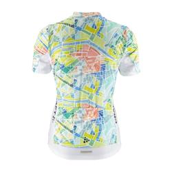 Craft ADV Endur Graphic W 1914542 dámský cyklodres - bílá (900007)