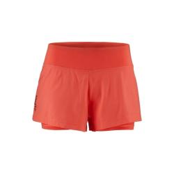 Craft ADV Essence 2v1 W 1910722 dámské šortky - červená (484000)