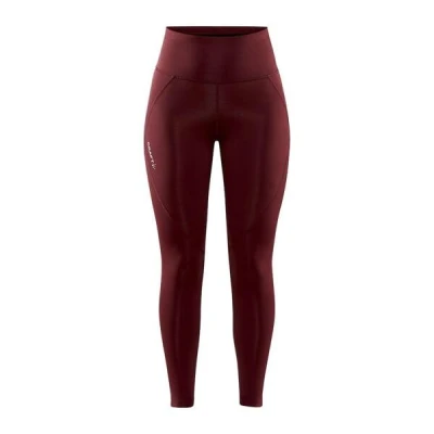 Craft ADV Essence High Waist W 1908774 dámské kalhoty - červená (439000)