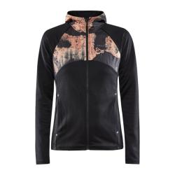 CRAFT ADV Essence Jersey Hood W 1912467 dámská bunda - černá (999007) CRAFT ADV Essence Jersey Hood W 1912467 dámská bunda - černá (999007)