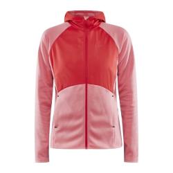 CRAFT ADV Essence Jersey Hood W 1912467 dámská bunda - růžová s červenou (731419) CRAFT ADV Essence Jersey Hood W 1912467 dámská bunda - růžová s červenou (731419)