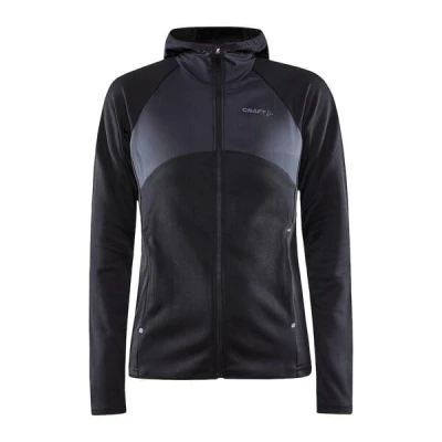 Craft ADV Essence Jersey Hood W 1912467 dámská sportovní mikina - černá (999000)