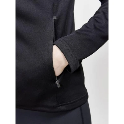 Craft ADV Essence Jersey Hood W 1912467 dámská sportovní mikina - černá (999000)