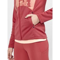 Craft ADV Essence Jersey Hood W 1912467 dámská sportovní mikina - červená (421007)