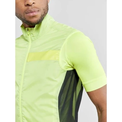 Craft ADV Essence Light Wind 1908814 pánska cyklovesta - žltá (851000)