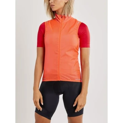 Craft ADV Essence Light Wind W 1908793 dámská cyklovesta - oranžová (825000)